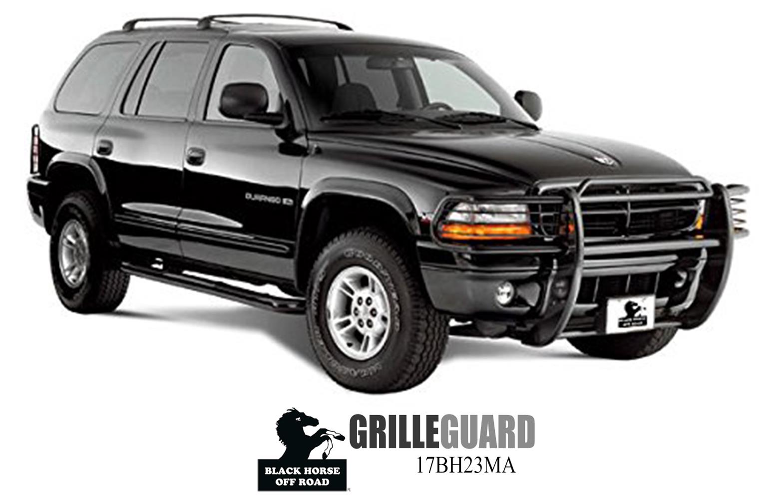 Black Horse Black Grille Guard 97-04 Dakota, 98-03 Durango